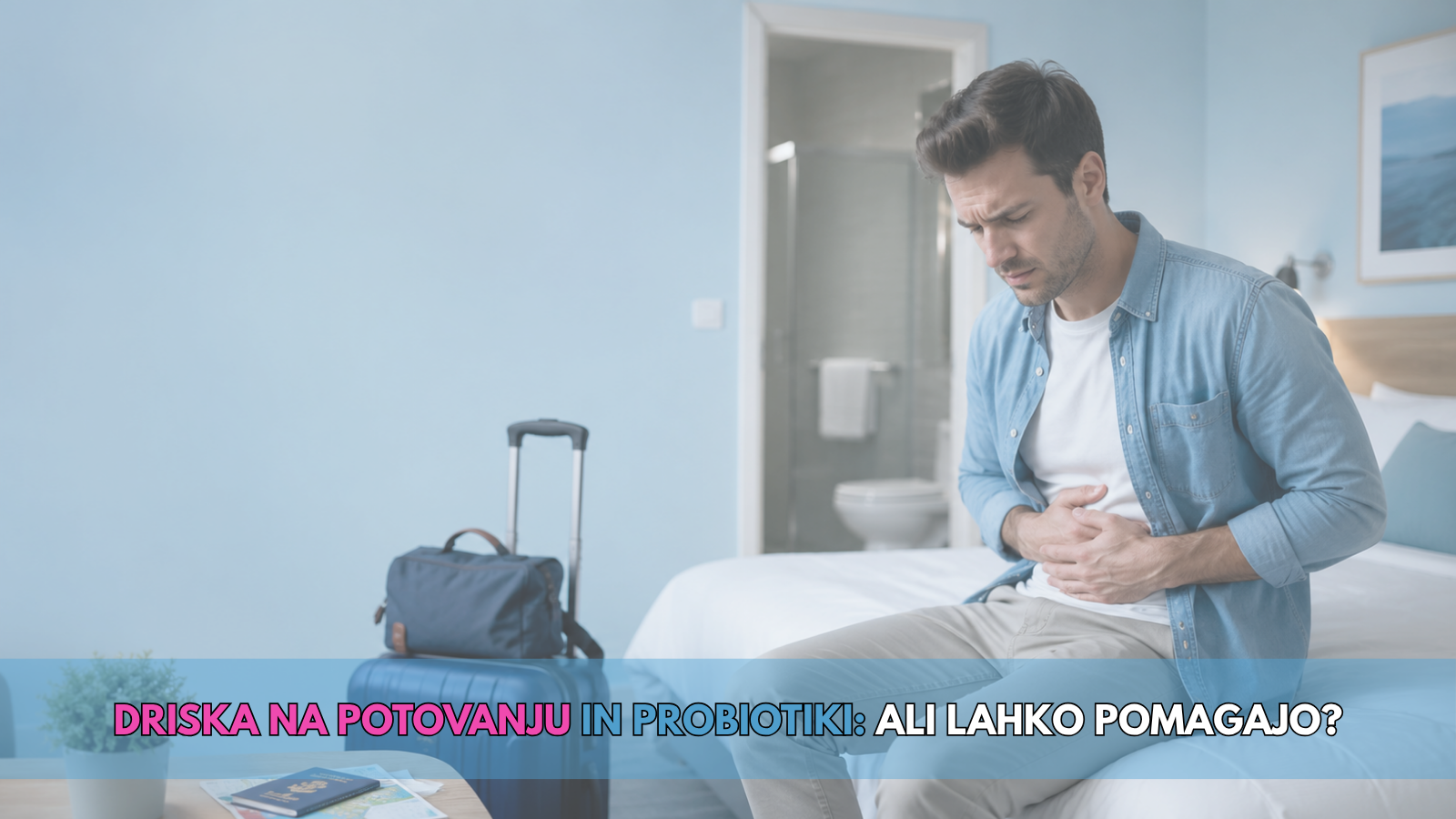 Driska na potovanju in probiotiki ali lahko pomagajo